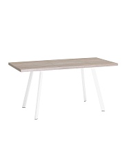 Кухонный стол Stool Group Plain 116-158*74 дуб/белый УТ000034571 1