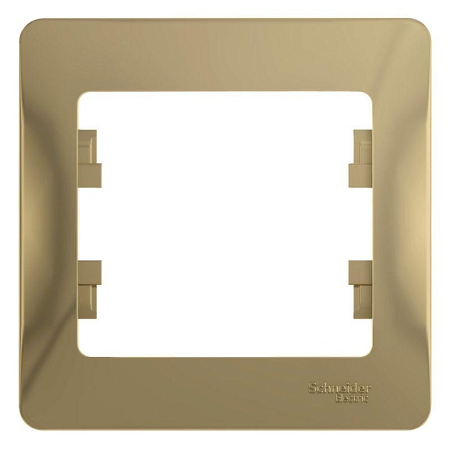 Рамка 1-постовая Systeme Electric Glossa титан GSL000401 Фото № 1