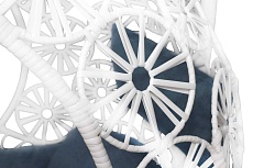 Подвесное кресло AksHome Bali белый, исскуственнный ротанг 75209 3