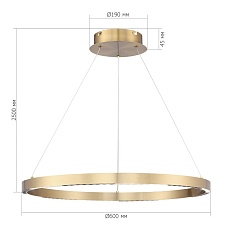 Подвесной светодиодный светильник ST Luce Parilla SL6238.333.01 1