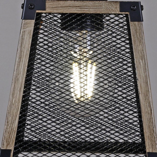 Подвесная люстра Illumico IL1006-4LL-05 BK Wood Фото № 4