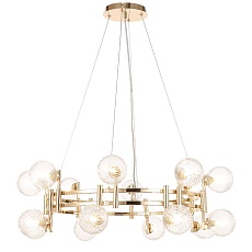 Подвесная люстра Crystal Lux Luxury SP16 Gold 4