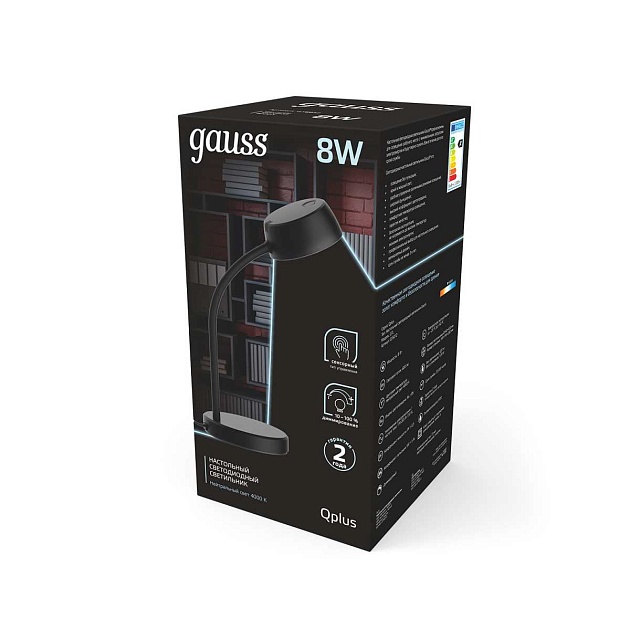 Настольная лампа Gauss Qplus GT6012 изображение 2 Настольная лампа Gauss Qplus GT6012 Фото № 2