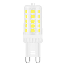 Лампа светодиодная Gauss G9 3,5W 6500K прозрачная 107009305