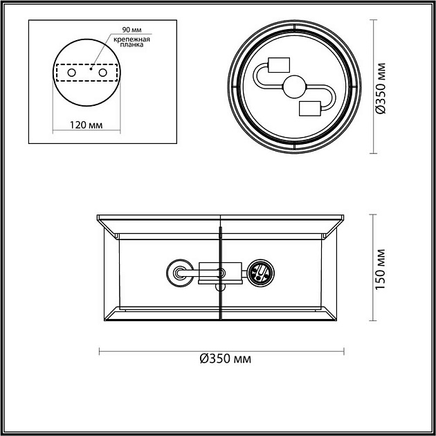 Уличный светильник Odeon Light Nature Mavret 4961/2C Фото № 6