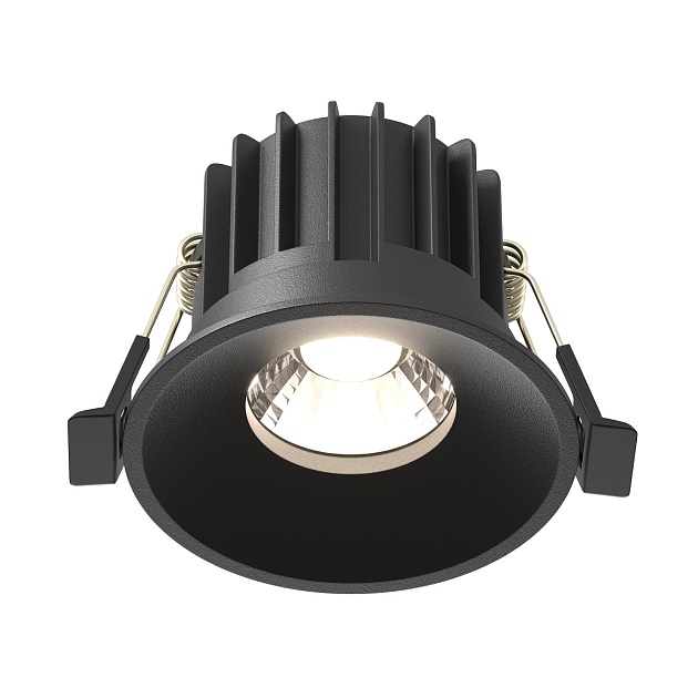 Встраиваемый светодиодный светильник Maytoni Round DL058-12W4K-B Фото № 1