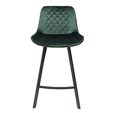 Барный стул AksHome Leros темно-зеленый, велюр 81475 4