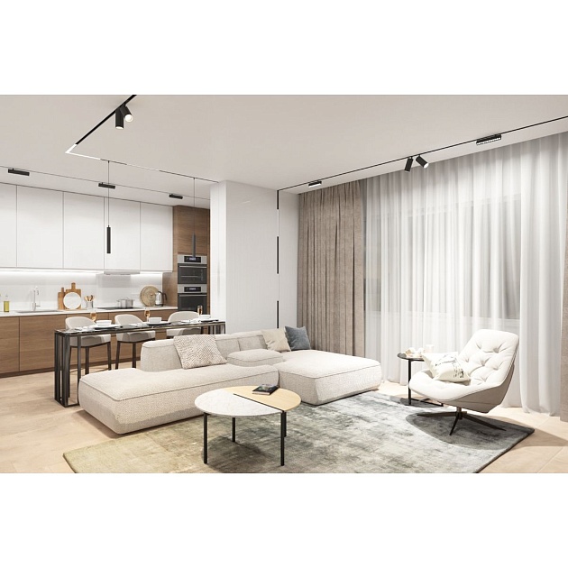 Трековый светодиодный светильник Denkirs Smart Spot DK8008-BK Фото № 5