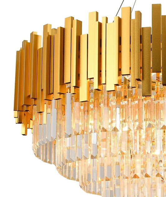 Подвесная люстра Natali Kovaltseva Vertigo 81440/12C Gold Фото № 3