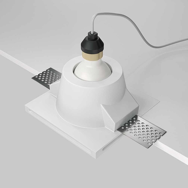 Встраиваемый светильник Maytoni Technical Gyps Modern DL001-1-01-W изображение 3 Встраиваемый светильник Maytoni Technical Gyps Modern DL001-1-01-W Фото № 3