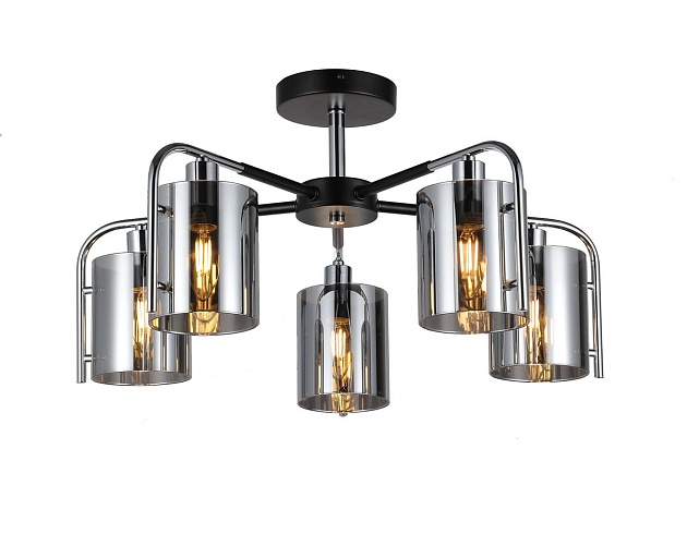 Потолочная люстра Escada Elegant 671/5P Chrome Фото № 1