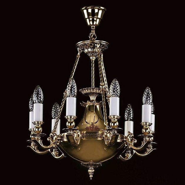 Подвесная люстра Artglass Dafne Brass Antique Фото № 1