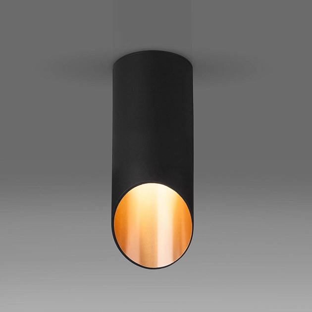 Потолочный светильник Elektrostandard DLN114 GU10 черный/золото a050120 Фото № 1