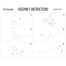 Настенный светодиодный светильник Kink Light Локи 08423-80,36(3000K) 1