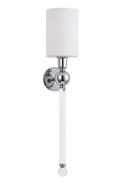 Бра Crystal Lux Mirabella AP1 Chrome/White Фото № 4