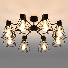 Потолочная люстра Eurosvet 70107/8 черный 3