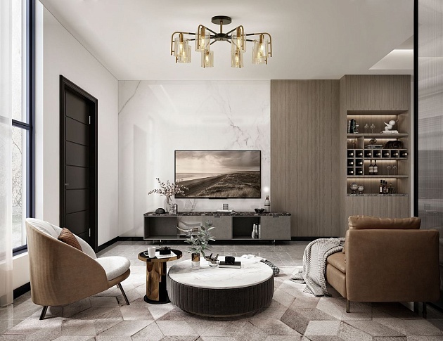 Потолочная люстра Escada 671/8P Фото № 2