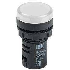 Лампа AD22DS(LED)матрица d=22мм белый 24В AC/DC IEK BLS10-ADDS-024-K01