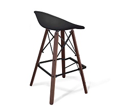 Барный стул Sheffilton SHT-ST19/S80 черный/темный орех 4214700301 1