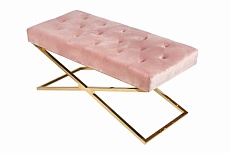 Банкетка ArtHomeDecor Cross ID-78 GL Pink 1