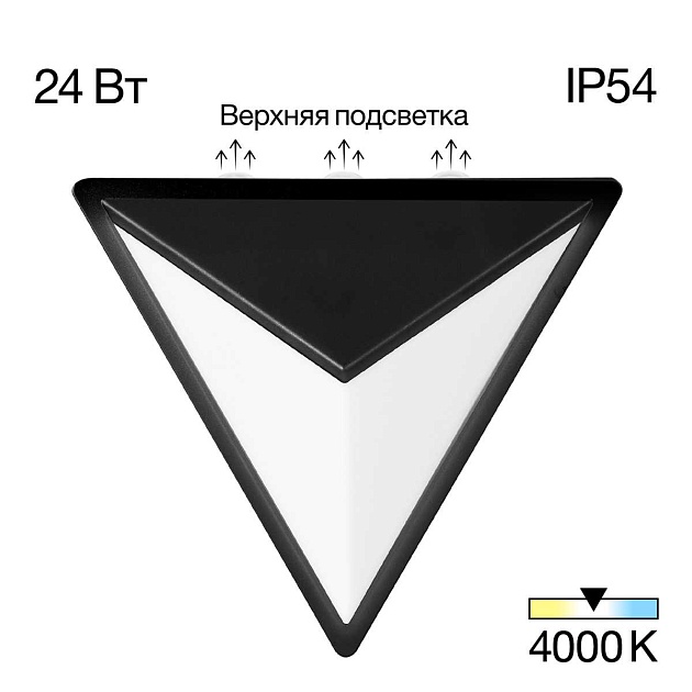 Уличный настенный светодиодный светильник Citilux Domus CLU0804BK Фото № 1