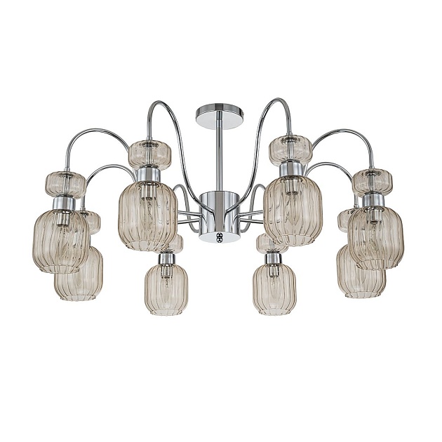 Потолочная люстра Escada Gloss 1141/8PL Chrome/Beige Фото № 1