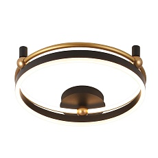 Потолочный светодиодный светильник Crystal Lux Fernando PL48W Led Black/Gold 4
