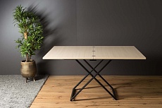 Стол-трансформер Levmar Compact D31/S53 (выбеленный дуб/черные опоры) 7335659301 3