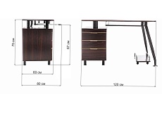 Компьютерный стол Woodville Erida 1679 2