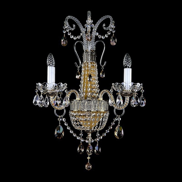 Бра Artglass Nadine II. Brass Antique CE - 8003 Фото № 1