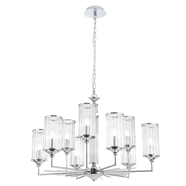 Подвесная люстра Crystal Lux Gloria SP9 Chrome Фото № 5