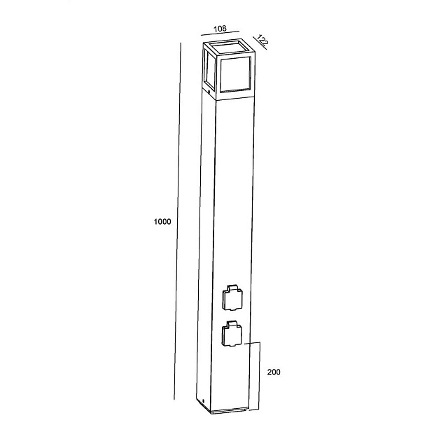 Ландшафтный светильник Deko-Light Facado Socket 733065 Фото № 2