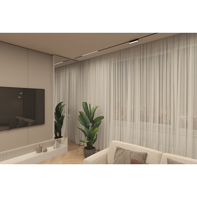 Трековый светодиодный светильник Denkirs Smart Linear DK8009-BK Фото № 6