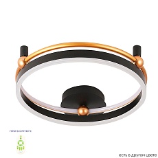 Потолочный светодиодный светильник Crystal Lux Fernando PL48W Led Black/Gold