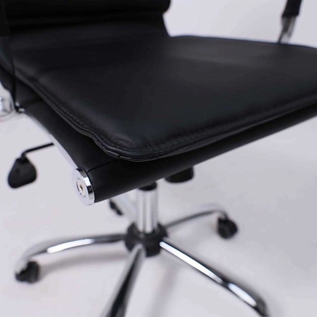 Офисное кресло AksHome City чёрный, экокожа 70014 Фото № 6