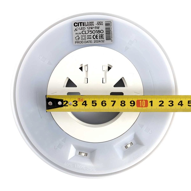 Потолочный светодиодный светильник Citilux Etalon CL750180 Фото № 4