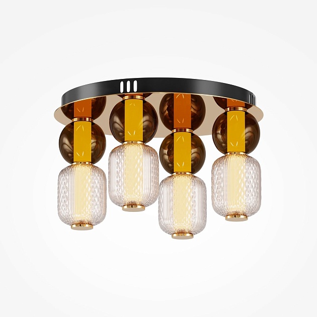 Потолочная светодиодная люстра Maytoni Drop MOD273CL-L60G3K Фото № 5