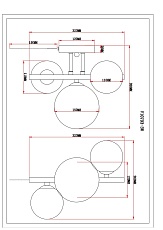 Бра Moderli Renny V10793-3W 1