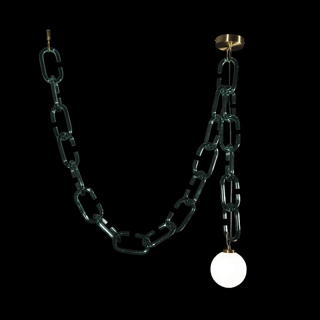 Подвесной светильник Loft IT Chain 10128C Green Фото № 2
