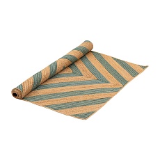 Ковер Tkano из джута с вставками зеленого цвета из коллекции Ethnic, 160х230 см TK22-DR0021 2