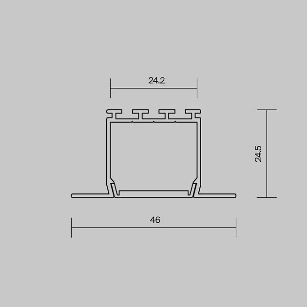 Алюминиевый профиль встраиваемый Maytoni Led Strip 632001 Фото № 4