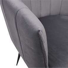 Поворотное кресло AksHome Melon серый, велюр 79675 3