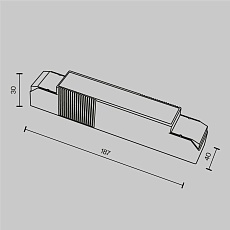 Блок питания Maytoni Technical Triac 23-40V 38-50W IP20 0,95-1,2A PSL-TR40-950-1200mA 1