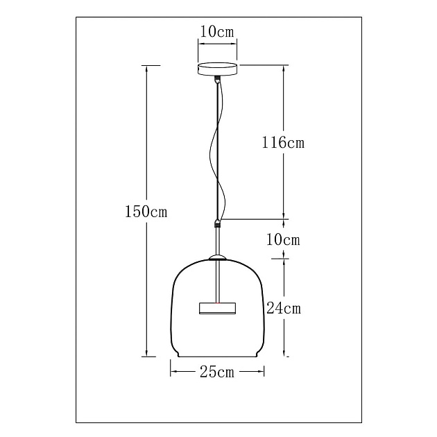 Подвесной светодиодный светильник Arte Lamp Padova A2404SP-23AM Фото № 2
