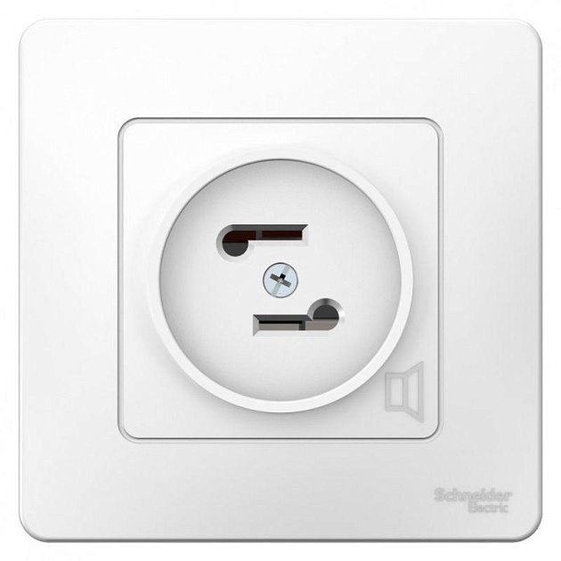 Розетка FM радио Systeme Electric Blanca белая BLNPS000011 Фото № 1