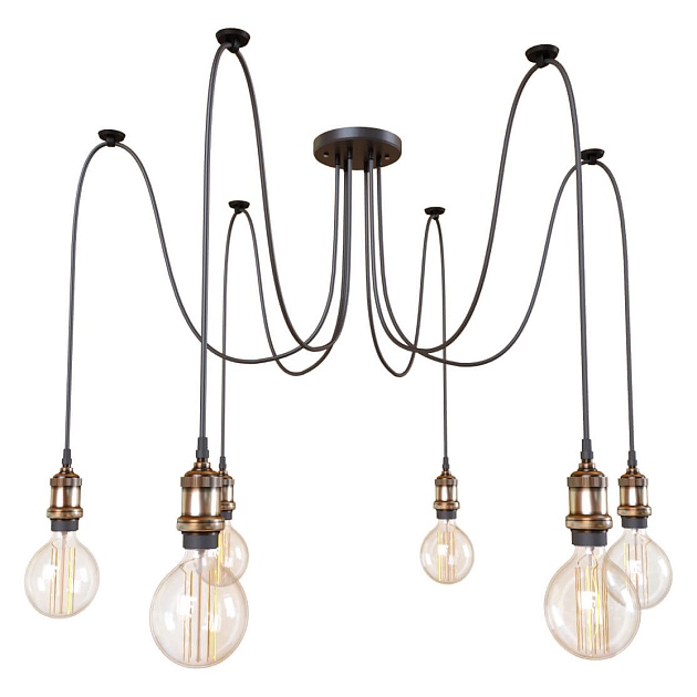 Подвесная люстра Loft IT Spider Loft1162A/6 Фото № 1