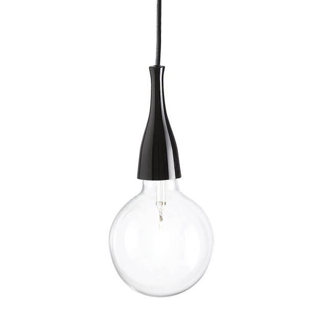 Подвесной светильник Ideal Lux Minimal SP1 Nero 009407 Фото № 1