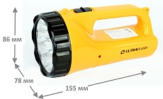 Рабочий светодиодный фонарь Ultraflash Accu Profi аккумуляторный 175х100 45 лм LED3816SM 12859 3