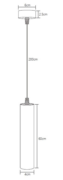 Подвесной светодиодный светильник Fiberli Tube460WW 12110203 Фото № 2