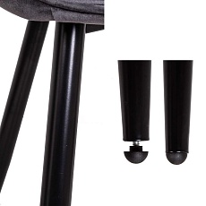 Кухонный стул AksHome Nika серый, велюр 72321 3